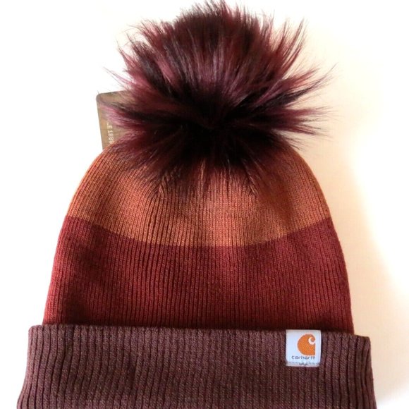 Carhartt Beanie Handmade in USA Pom